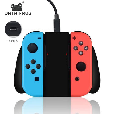 Grip Handle for Nintendo Switch With Charging Function: Play and Charge, Great For Long Games from NSE Imports #2.